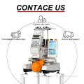 Single head 9 needle embroidery machine industrial